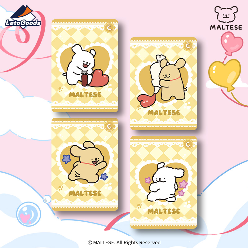 Maltese Lazy Holiday Series Trading Cards